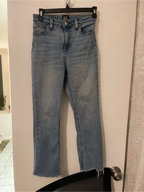 BDG Light Blue High-Rise Cropped Straight Jeans